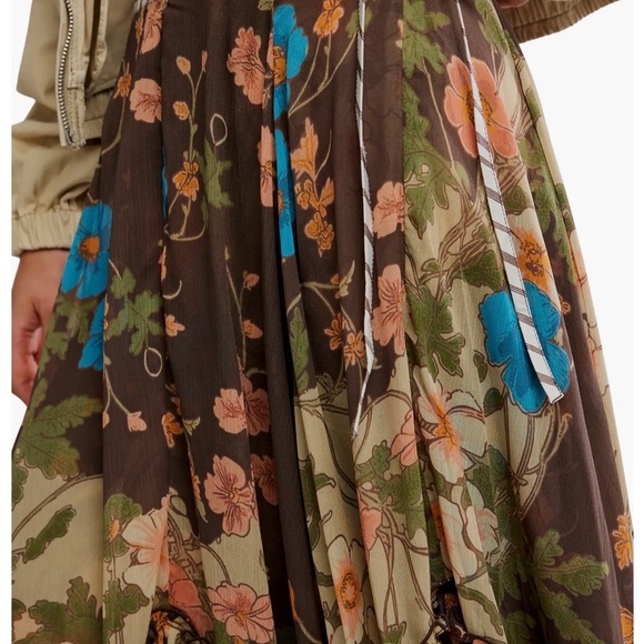 [NWT] Free People Palermo Villa Chiffon Maxi Skirt - Picture 4 of 4